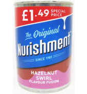 Dunns Nurishment Hazelnut Swirl  400g × 12 × 1