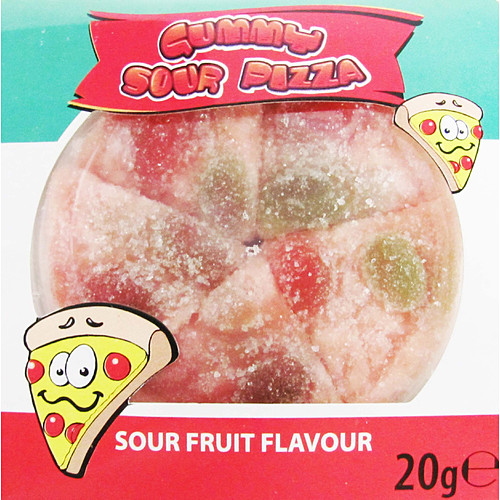 Rose Sour Gummy Pizza 20g 20g × 24 × 8