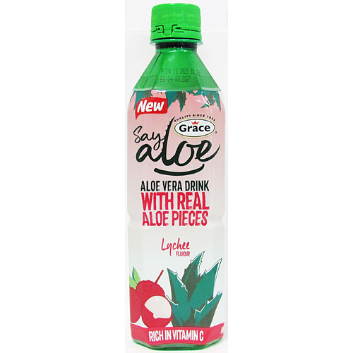 Grace Aloe Lychee 500ml 500ml × 12 × 1