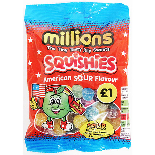 Millions American Sour Squishies 100g × 12 × 1