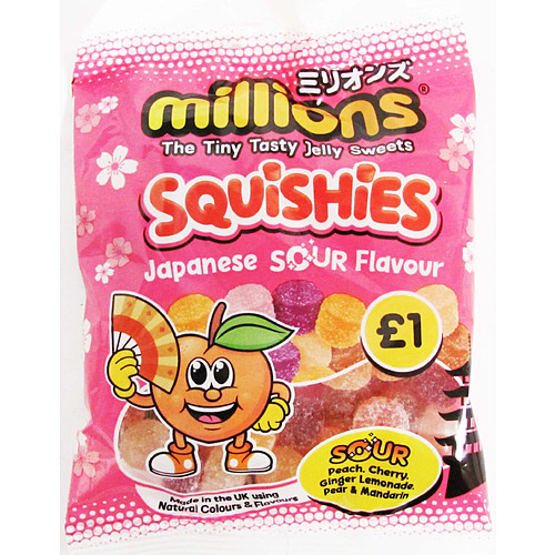 Millions Japanese Sour Squishies 100g × 12 × 1