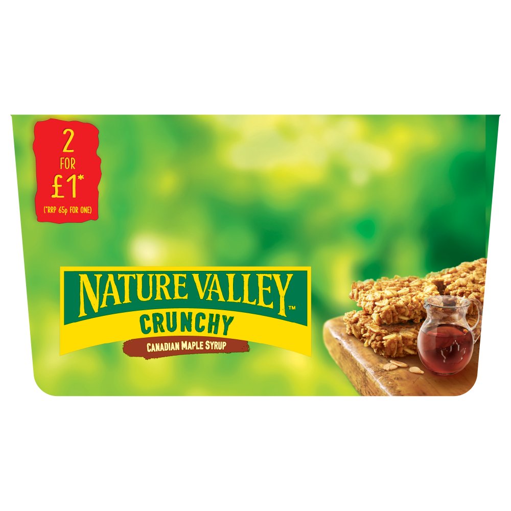 Nature Valley Crunchy Canadian Maple Syrup 18 x 42g (756g) Bar × 18 × 1