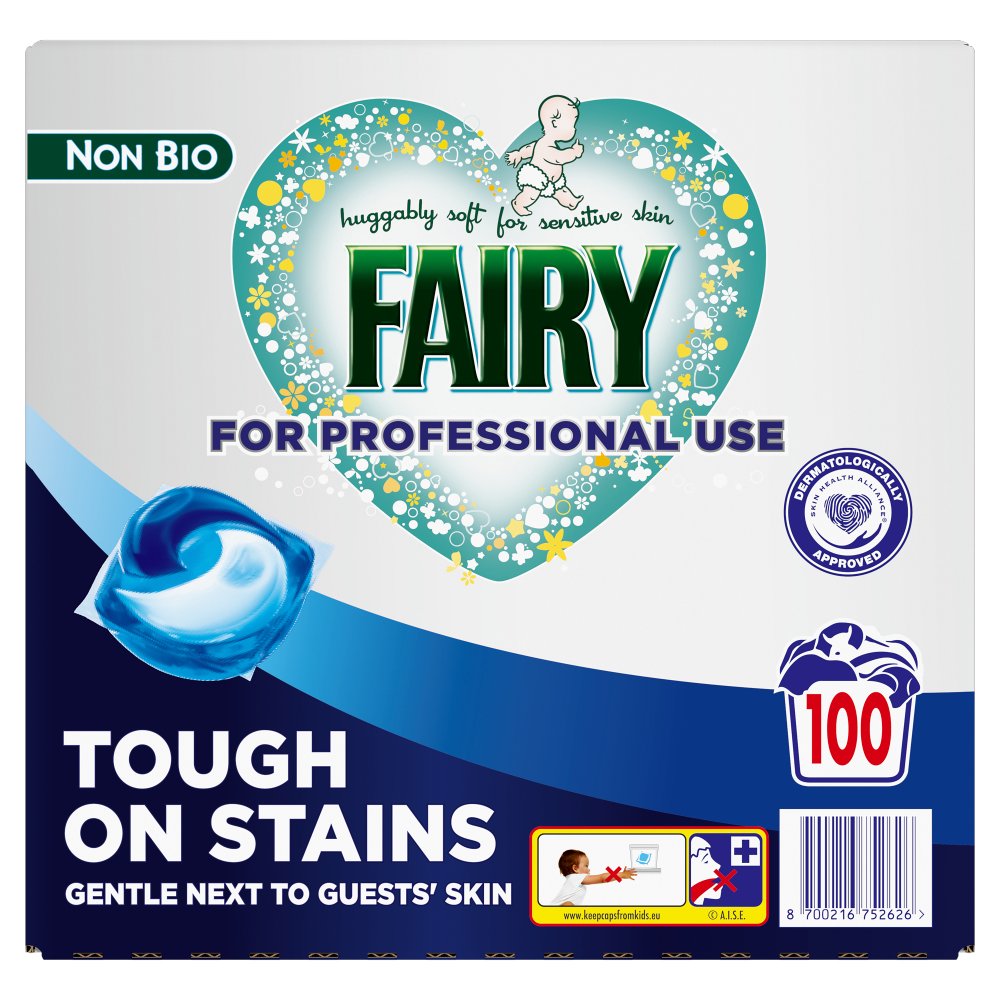 Fairy Professional Non-Bio All-in-1 Detergent Pods, 100 Washes 100s × 1