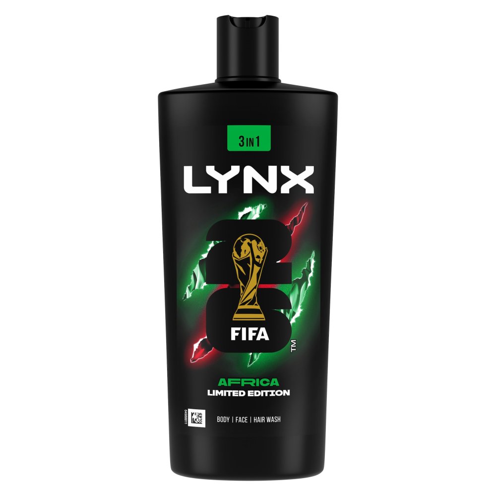 Lynx Limited Edition FIFA Africa 3-in-1 Body Wash 700 ml 700ml × 1