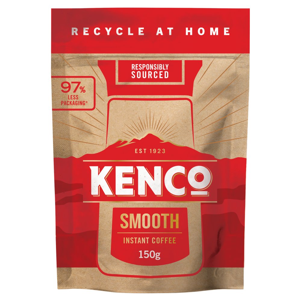 Kenco Smooth Instant Coffee Paper Refill 150g 150g × 5 × 1