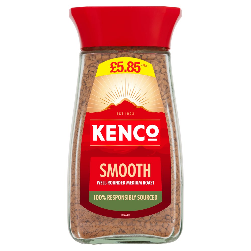Kenco Smooth Instant Coffee 100g 100g × 6 × 1