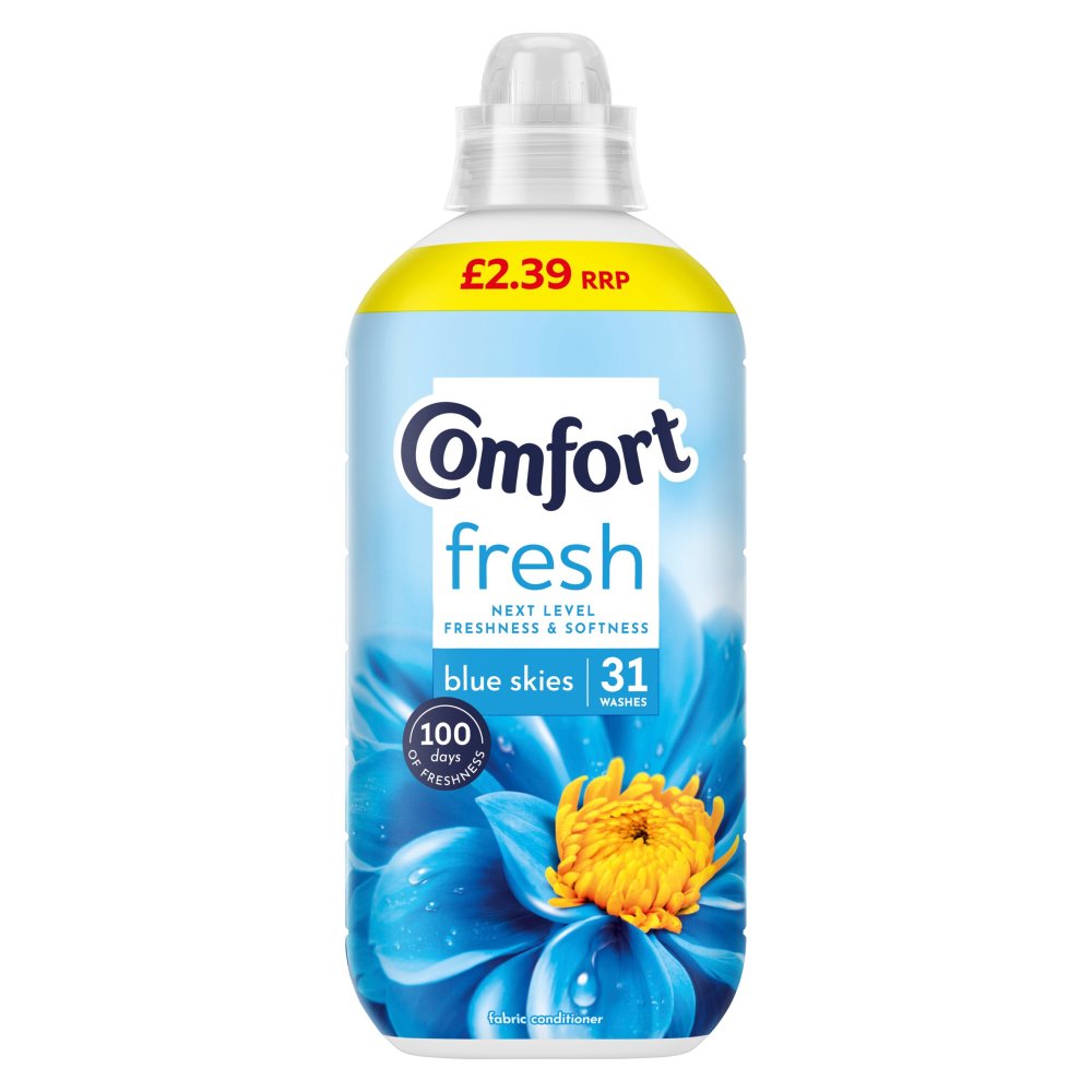 Comfort Fresh Fabric Conditioner Blue Skies 31 washes (930 ml) 930ml × 8 × 1