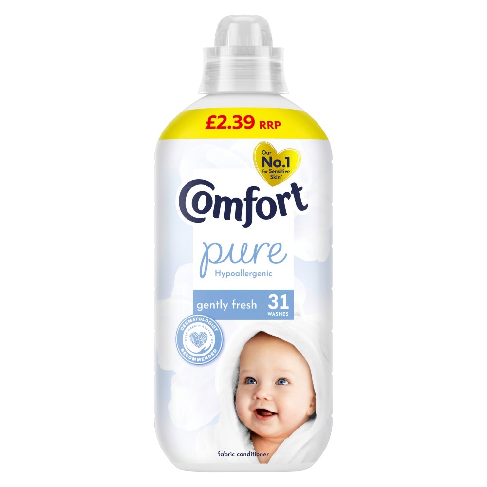 Comfort Fabric Conditioner White 31 washes (930 ml) 930ml × 8 × 1