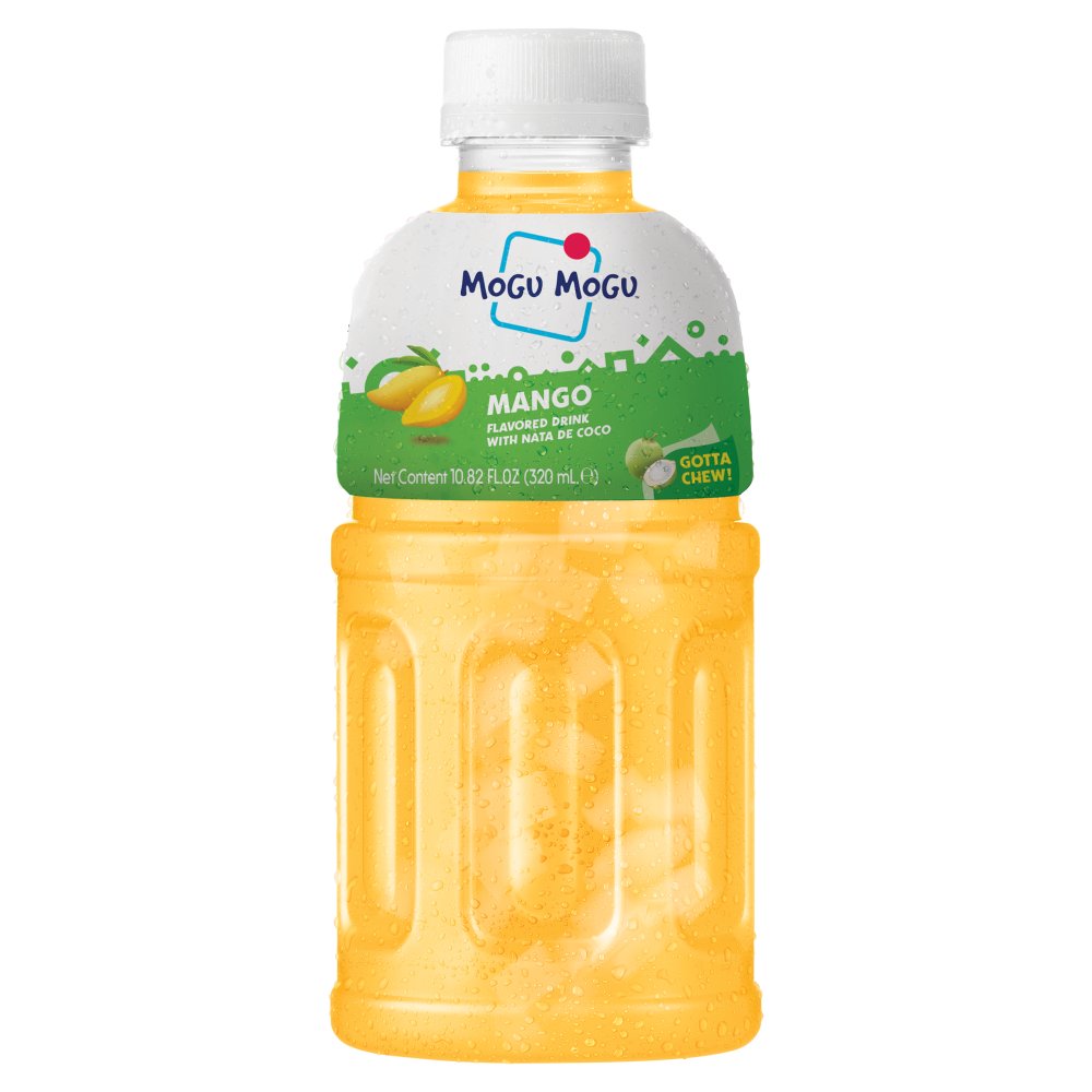 Mogu Mogu Mango Flavored Drink with Nata de Coco 320ml 320ml × 6 × 4