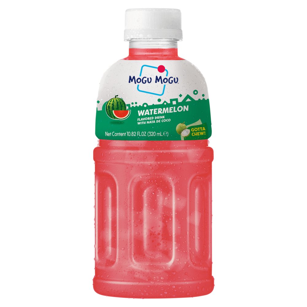 Mogu Mogu Watermelon Flavour Drink with Nata De Coco 320ml 320ml × 6 × 4