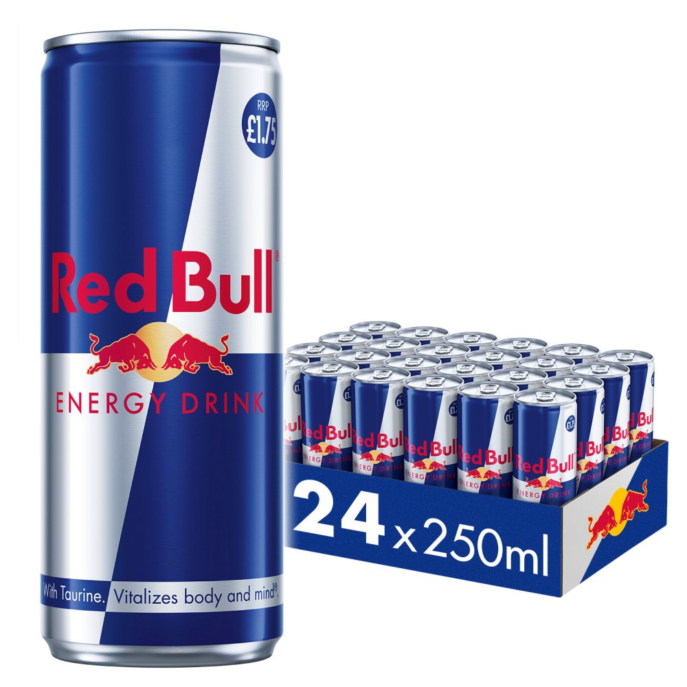 Red Bull Energy Drink 250ml 24 Pack   250ml × 24 × 1