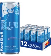 Red Bull Blue Edition Juneberry Energy Drink 250ml 12 Pack   250ml × 12 × 1