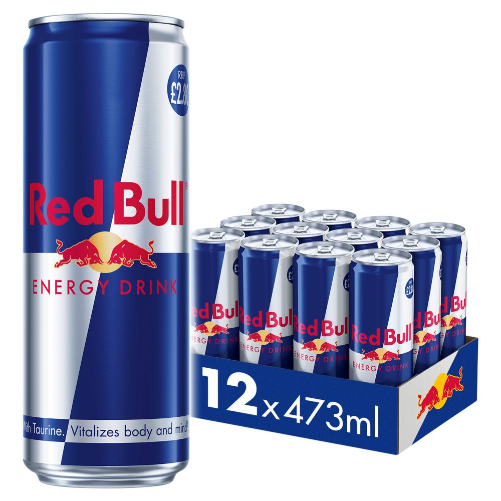 Red Bull Energy Drink 473ml 12 Pack   473ml × 12 × 1