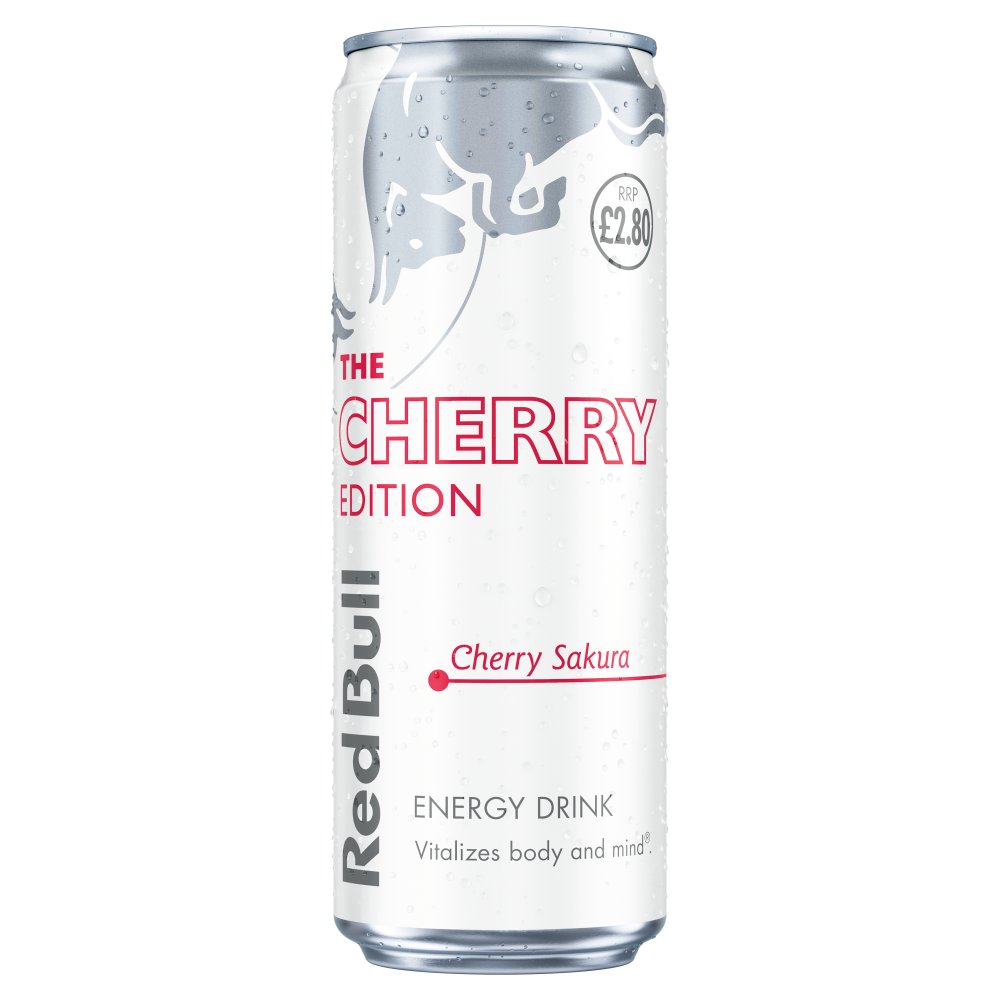 Red Bull Spring Edition Cherry Sakura Energy Drink 473ml   473ml × 12 × 1