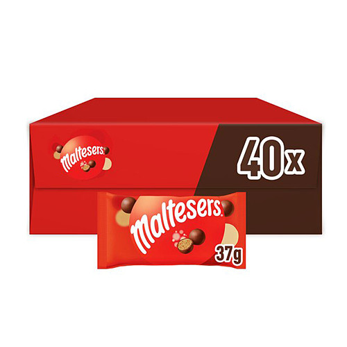 Maltesers Milk Chocolate Bag 37g Std × 40 × 1