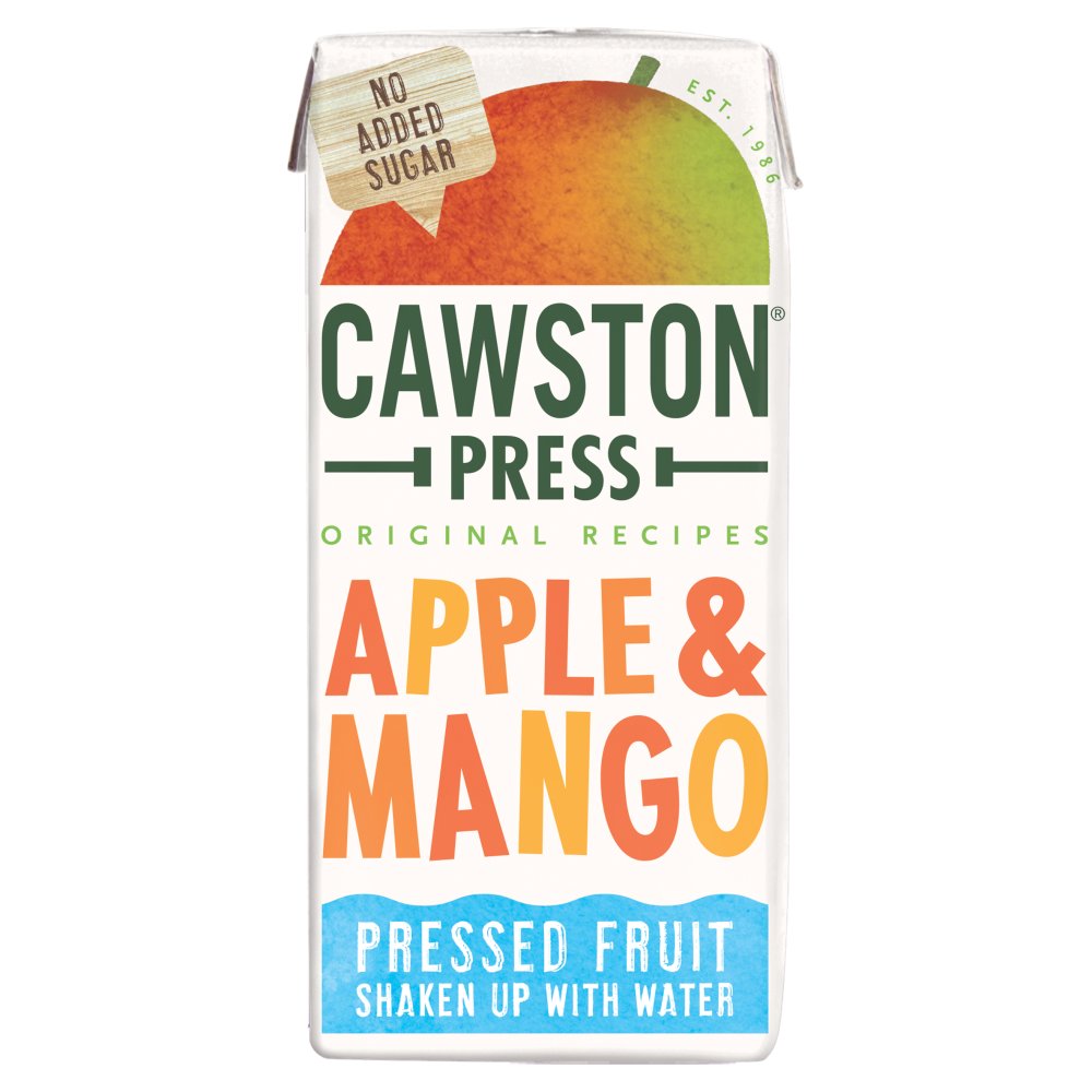 Cawston Press Apple & Mango Fruit Water 200ml × 18 × 1