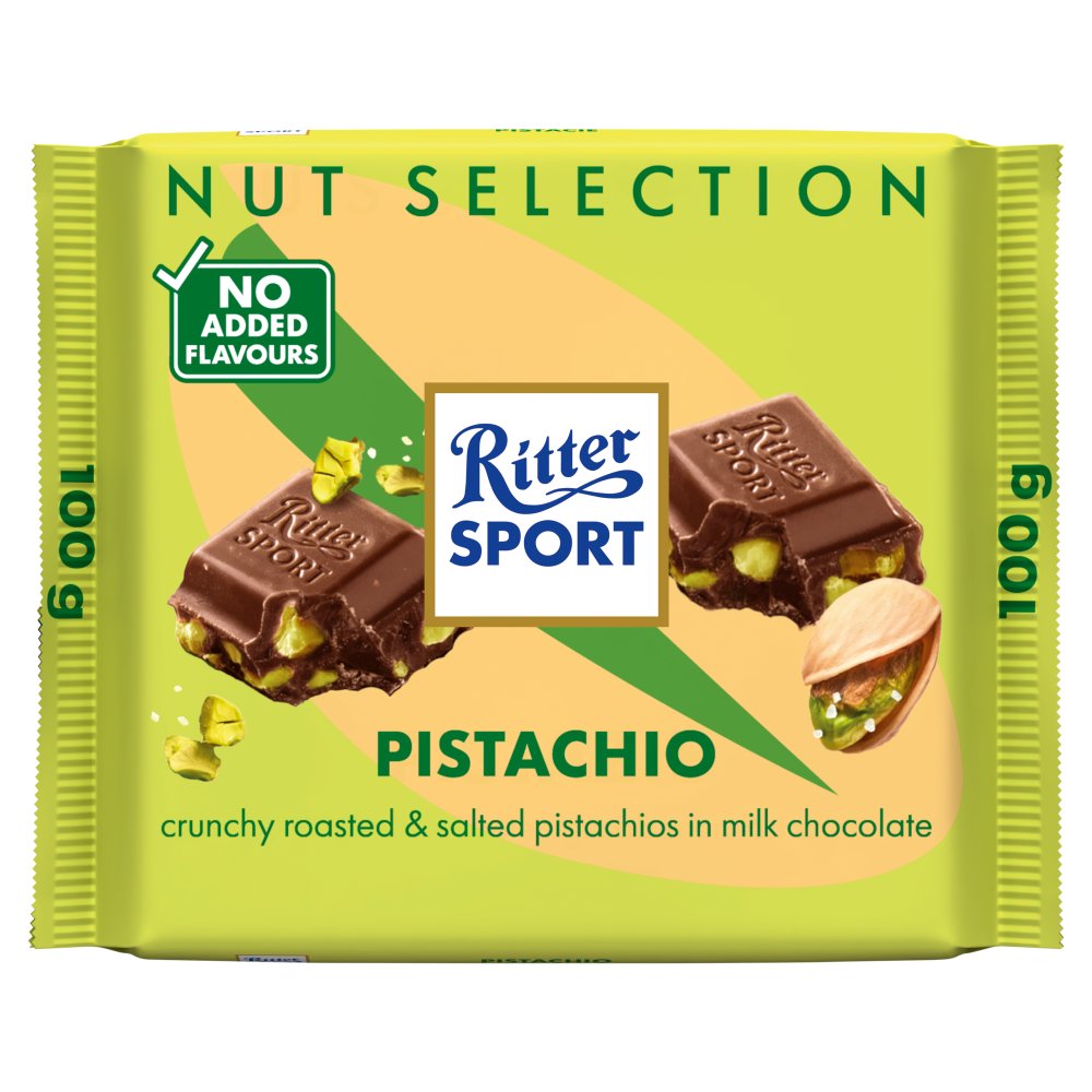 Ritter Sport Pistachio Nut Selection 100g 100g × 5 × 1