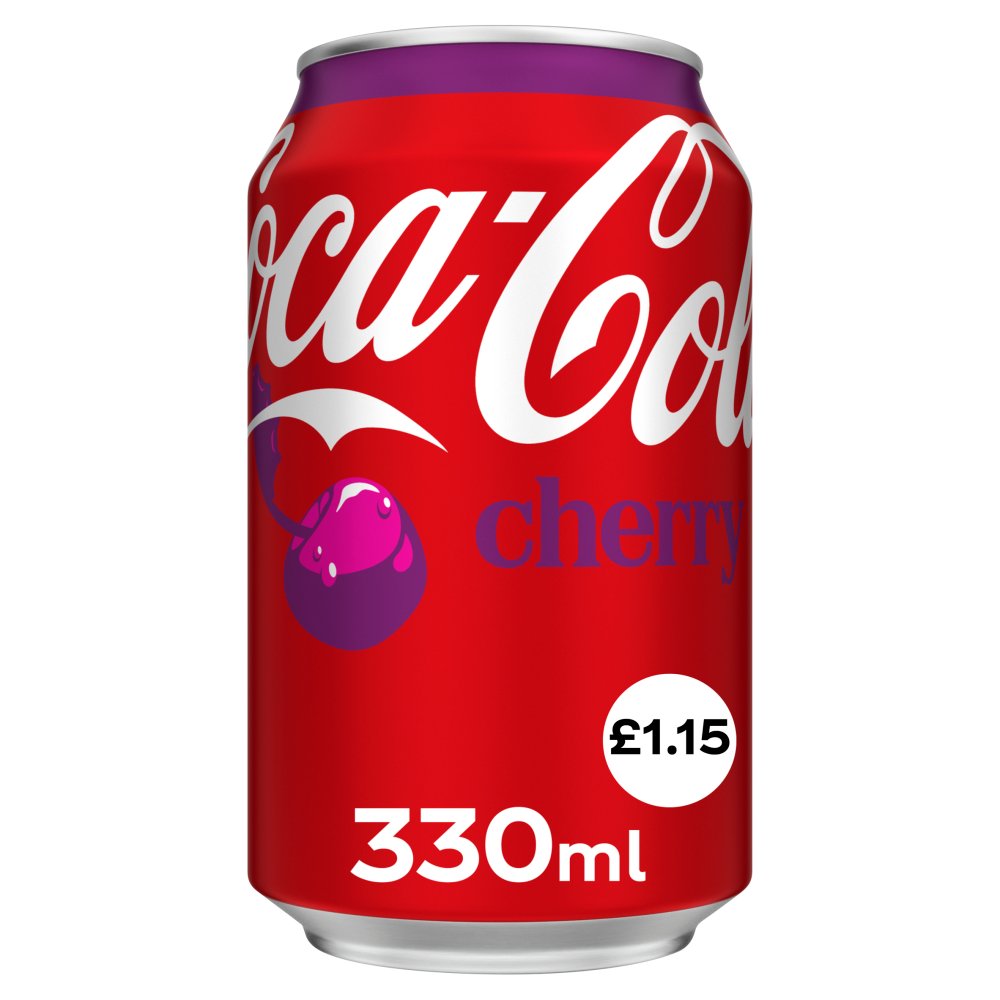 Coca-Cola Cherry 330ml Can 330ml × 24 × 1