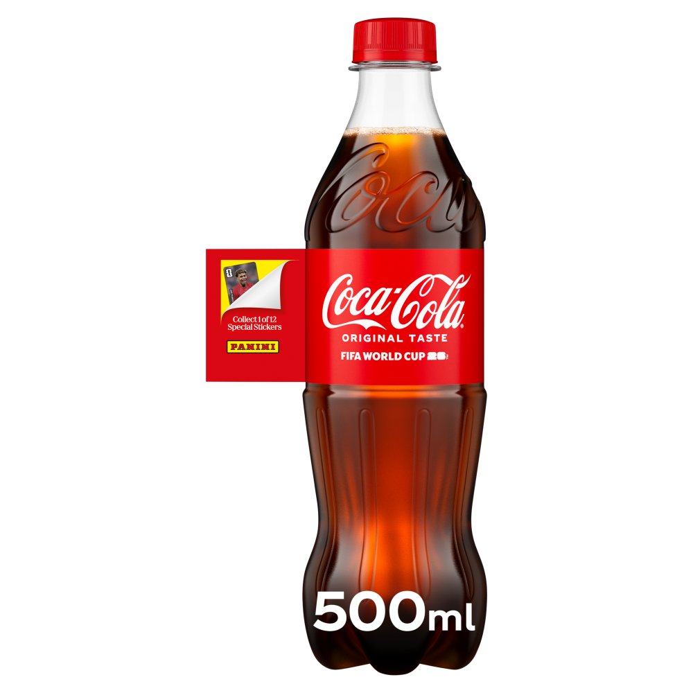 Coca-Cola Original Taste 24 x 500ml Bottles 500ml × 24 × 1