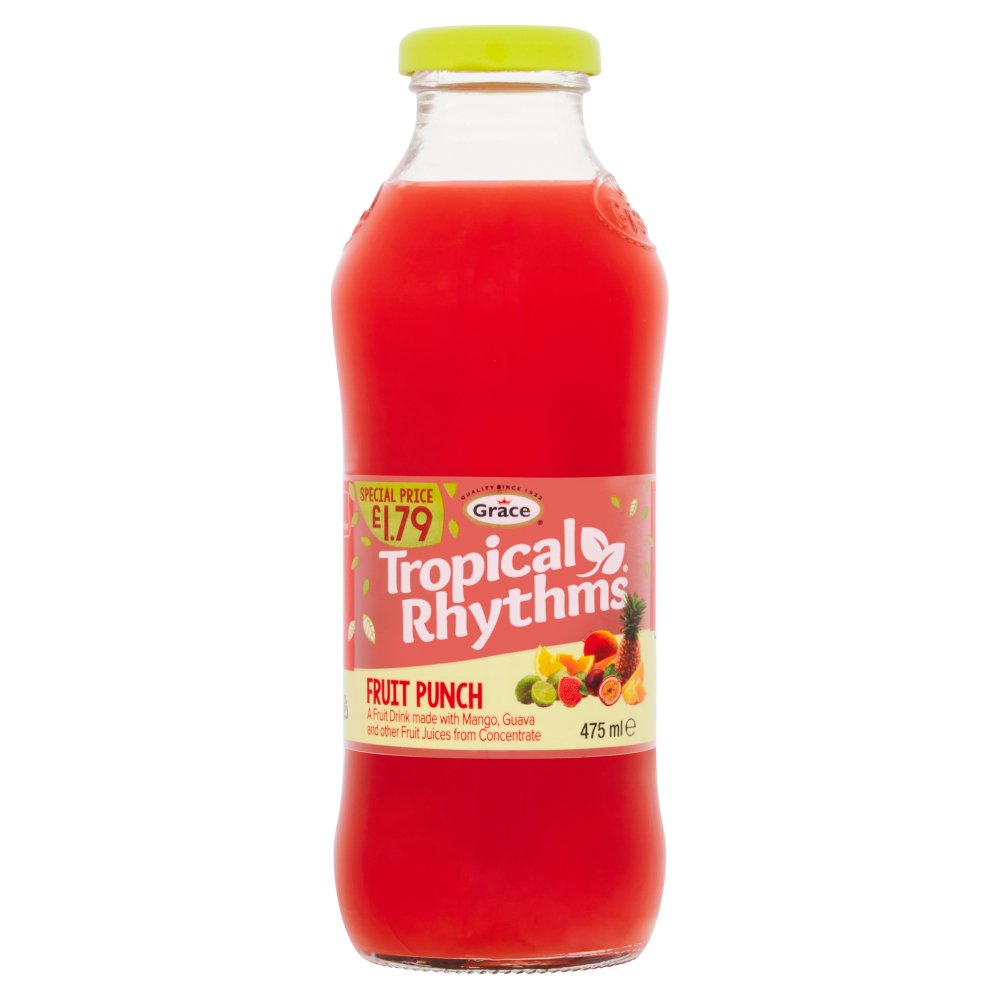 Grace Tropical Rhythms Fruit Punch 475ml 475ml × 12 × 1