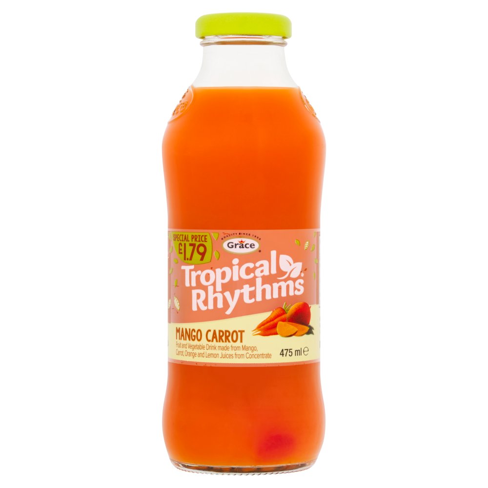 Grace Tropical Rhythms Mango Carrot 475ml 475ml × 12 × 1