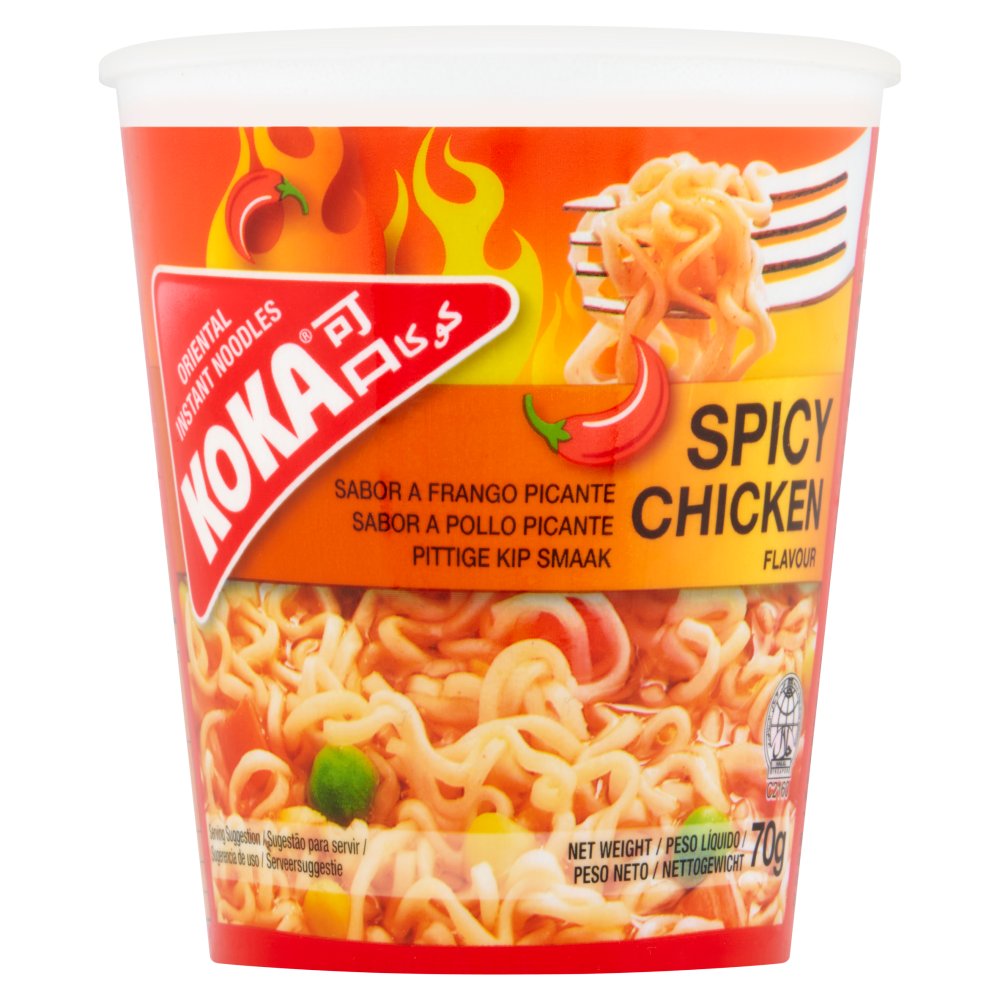 Koka Oriental Instant Noodles Spicy Chicken Flavour 70g 70g × 12 × 1